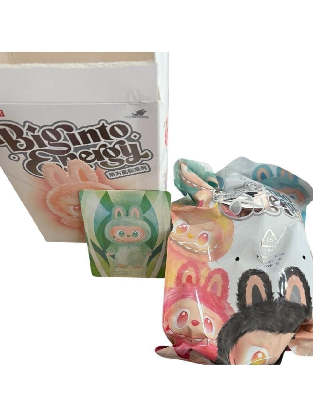Pop Mart Labubu Big Into Energy V3 Confirmed Serenity Authentic New in bag